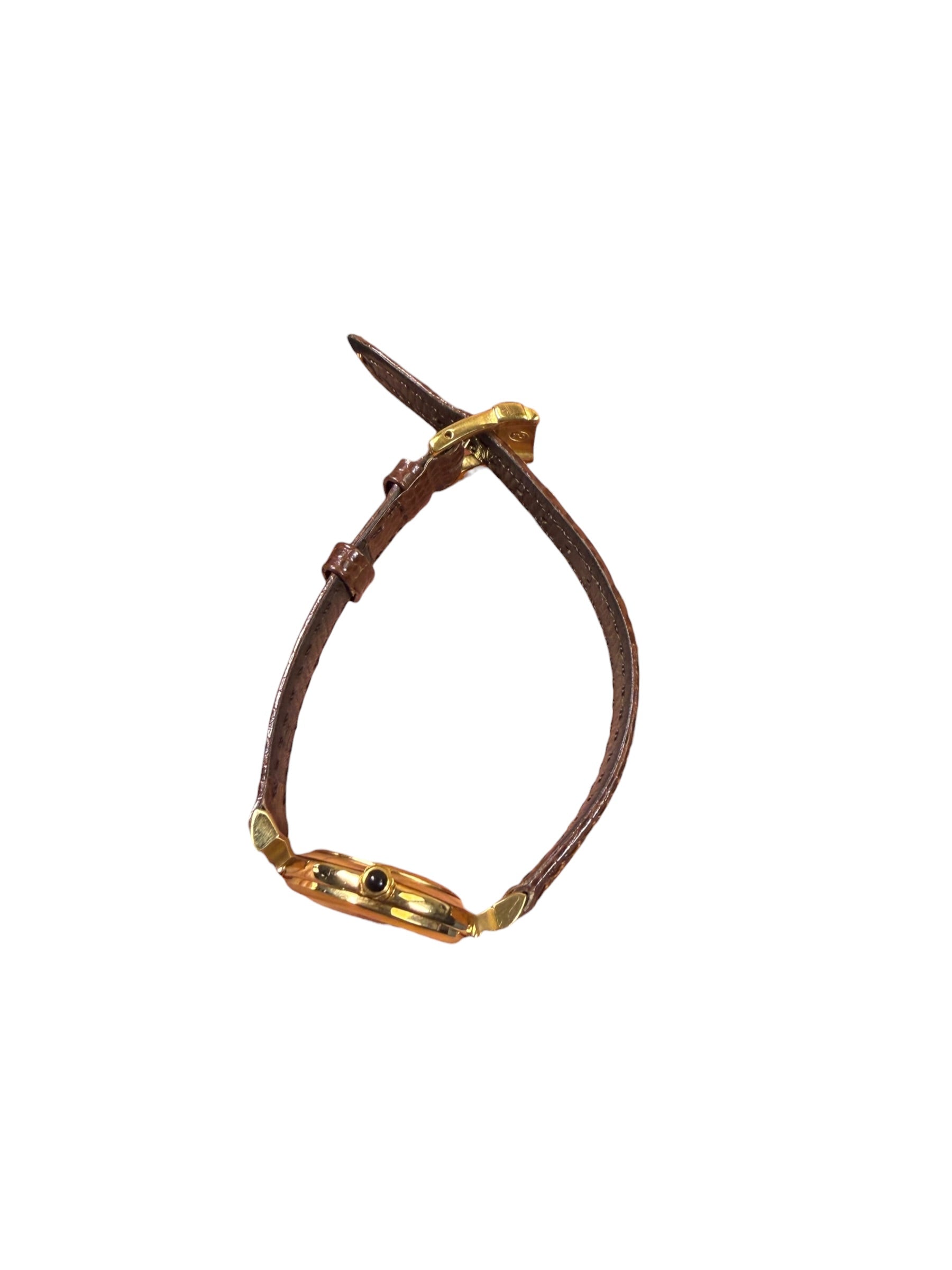 Fendi 320L FF Dial Brown Strap