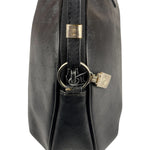 Gucci Vintage Micro GG Black Leather Shoulder Bag