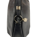 Gucci Vintage Micro GG Black Leather Shoulder Bag