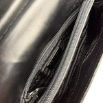 Prada Vintage Black Leather Top Handle Bag
