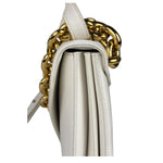 Bottega Veneta White Leather Mount Shoulder Bag