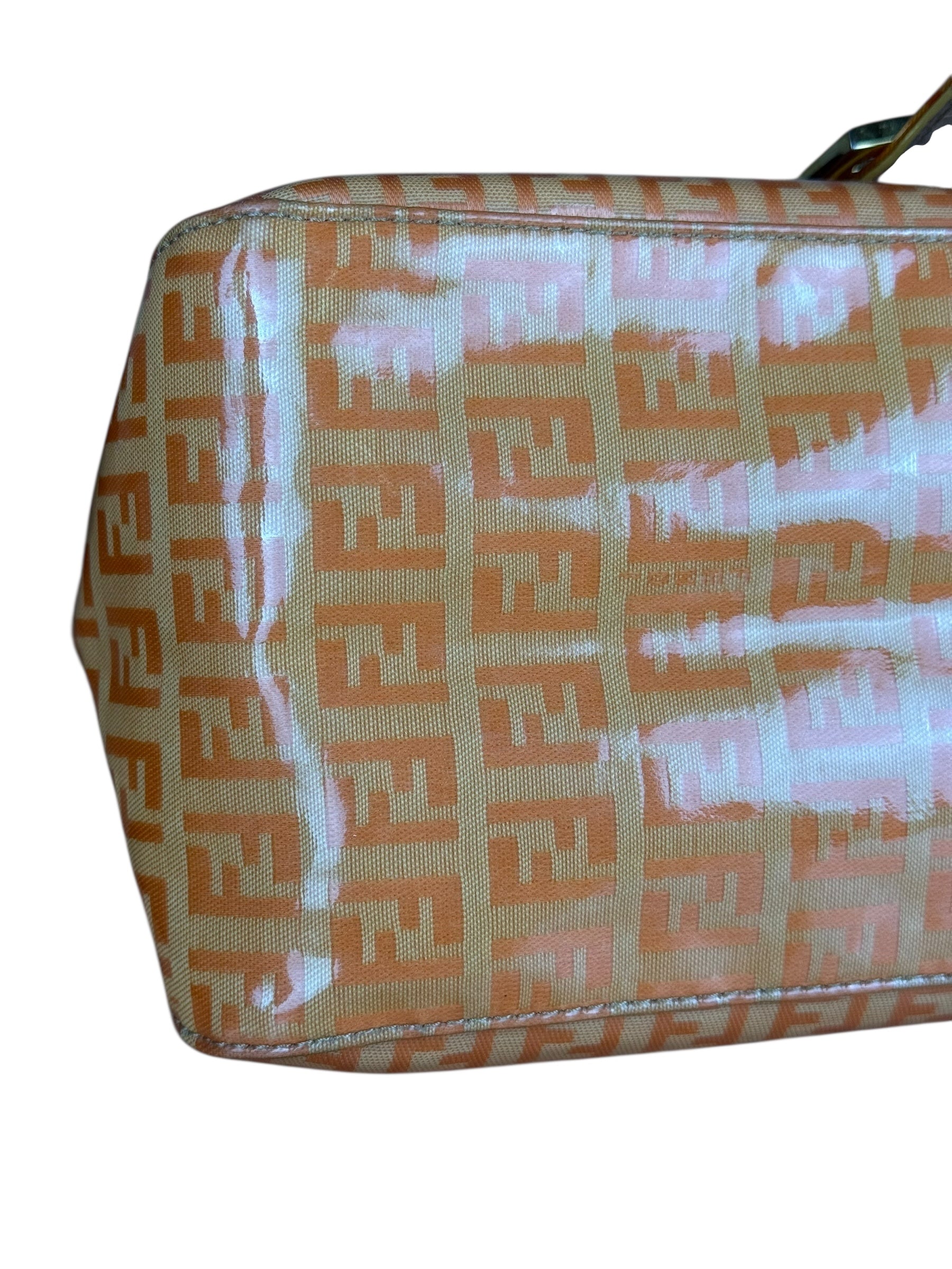 Fendi PVC FF Mamma Baguette Orange