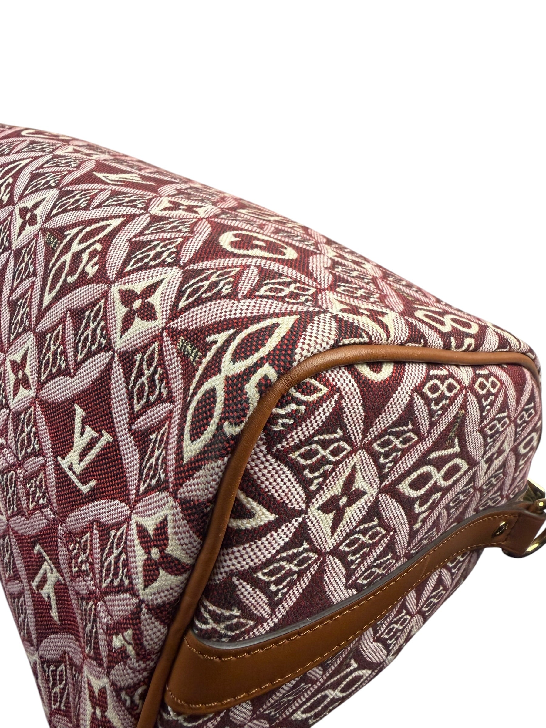 Louis Vuitton Jacquard Since 1854 Speedy Bandouliere 25