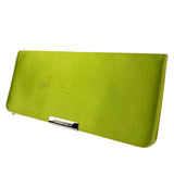 Dolce & Gabbana Lime Green Satin Clutch