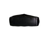 YSL Black Lambskin Matelasse Medium Loulou Shoulder Bag