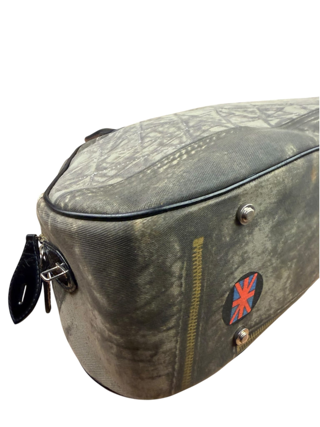 Christian Dior Denim Speedway Double Saddle Bag