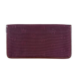 Christian Dior Vintage Canvas Maroon Long Wallet