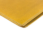 Loewe Yellow Leather Anagram Slim Bifold Long Wallet