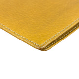 Loewe Yellow Leather Anagram Slim Bifold Long Wallet