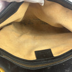 Gucci GG Black Marmont Leather Medium Shoulder Bag