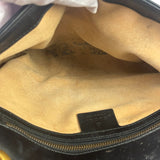 Gucci GG Black Marmont Leather Medium Shoulder Bag