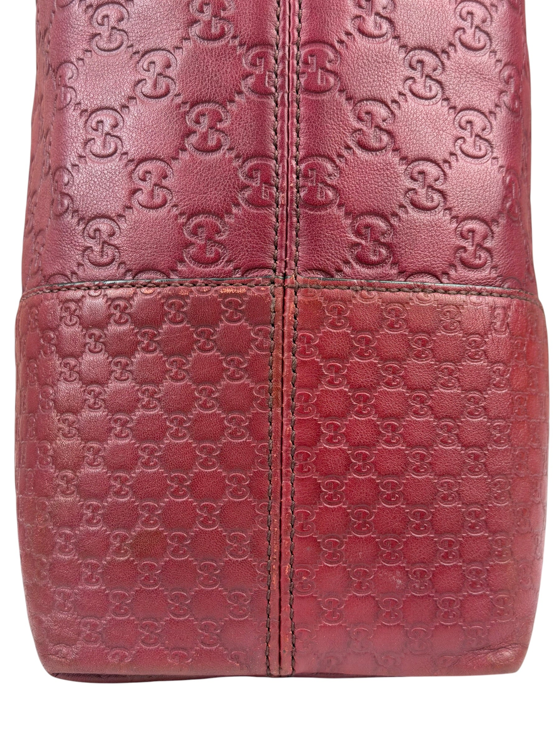 Gucci Ruby Red Bree Dome Tote
