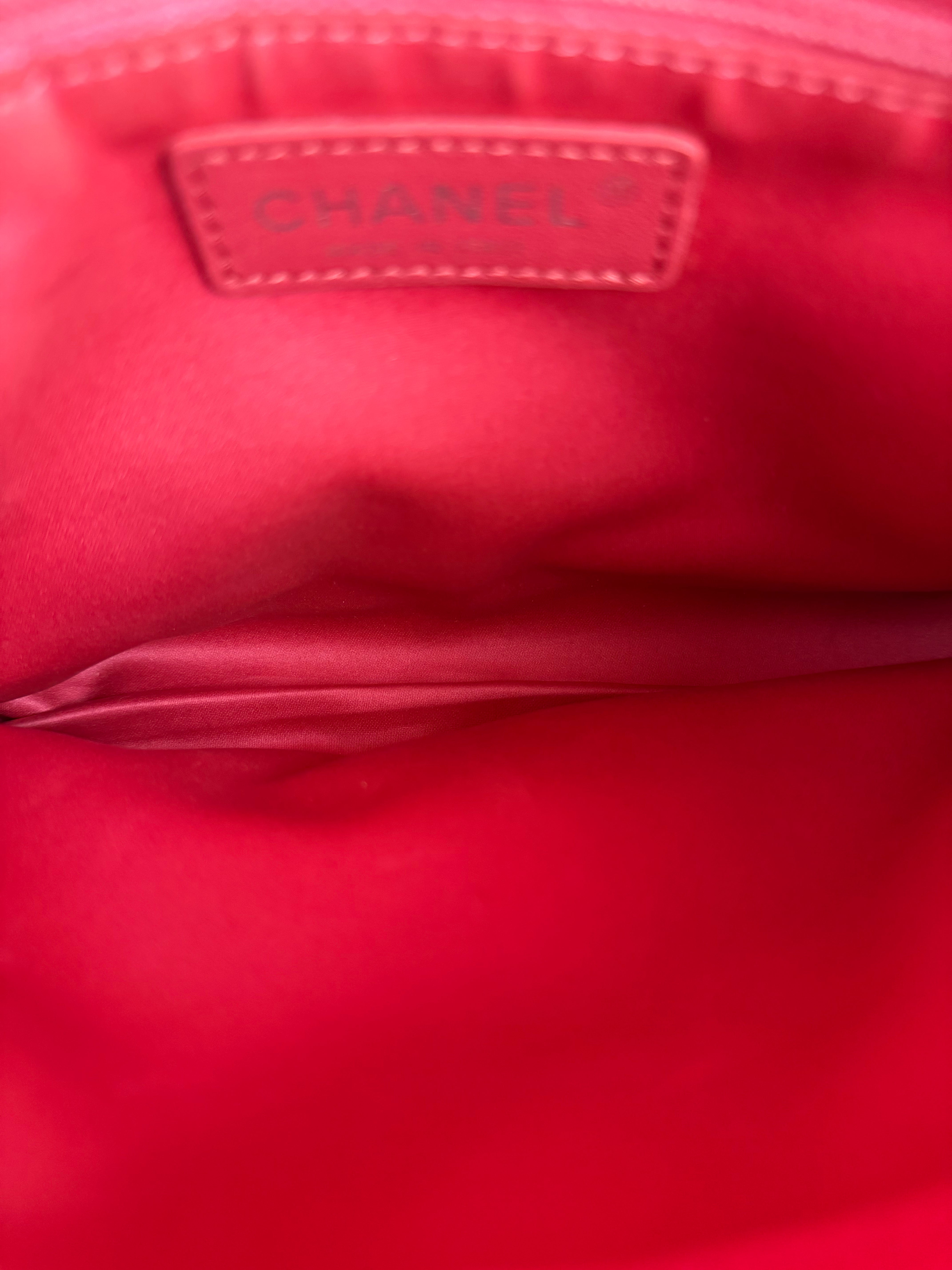 Chanel Pink Quilted Leather Accordion Flap Bag 2014