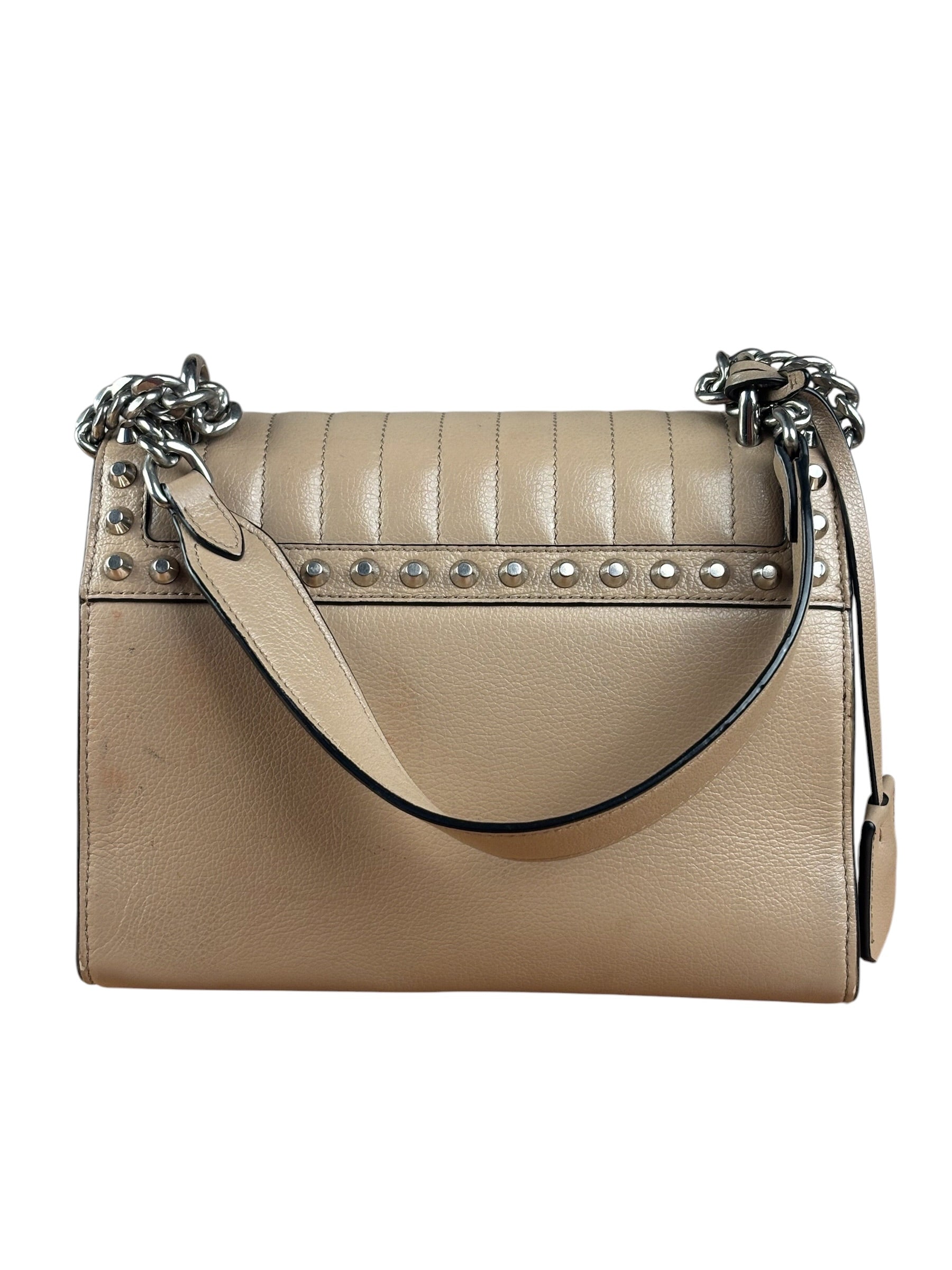 Prada Studded Glace Calf Cross Body