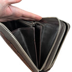 Gucci Diamante Leather Zippy Top Handle Organizer