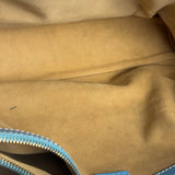 Celine Baby Blue Suede Leather Trip Boogie Handbag