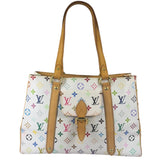 Louis Vuitton White Murakami Aurelia MM Tote Bag