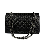 Chanel Black Quilted Leather Classic Medium Double Flap Bag 2017