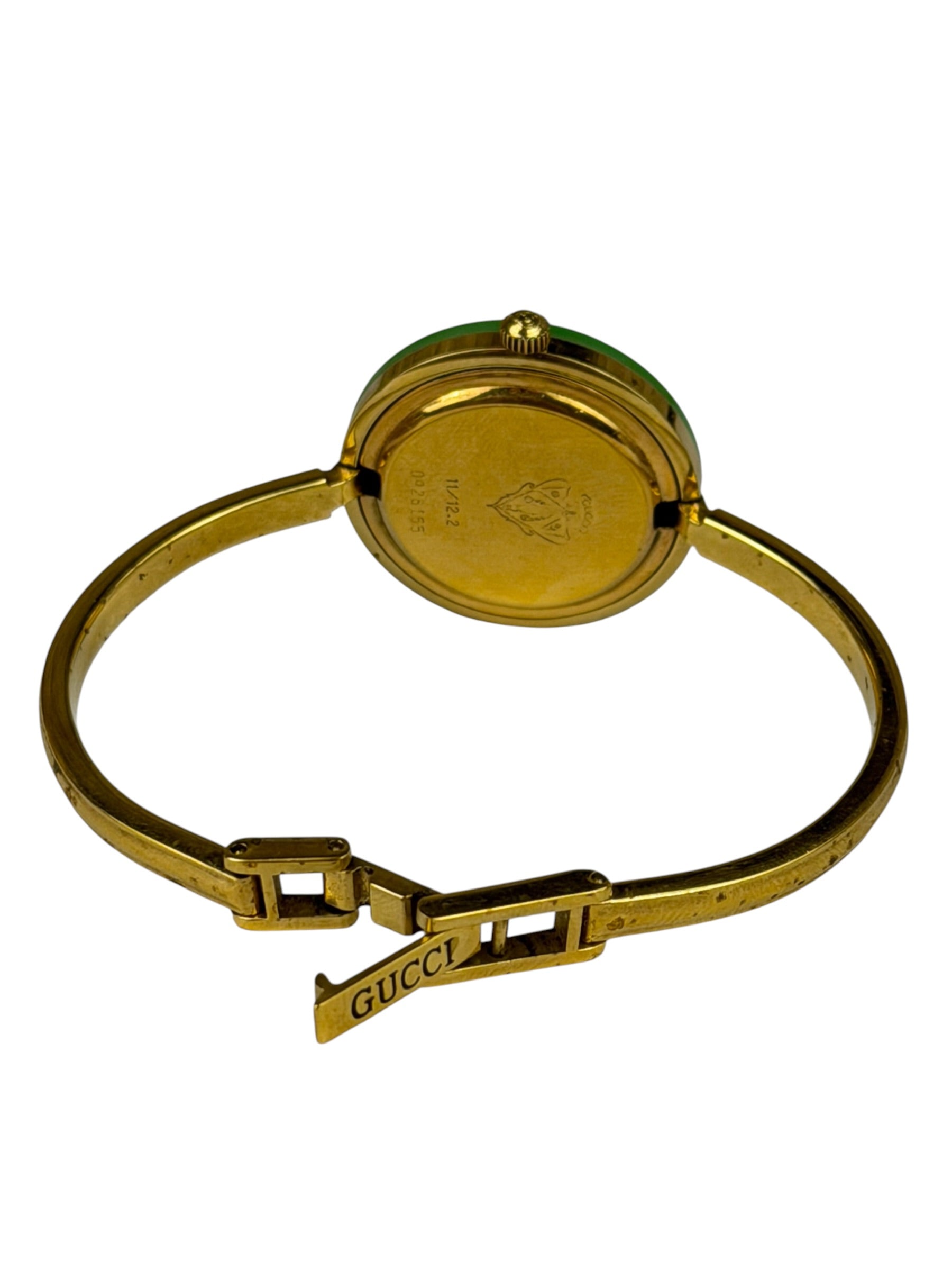 Gucci Interchangeable Bezel Watch Gold Plated Bangle