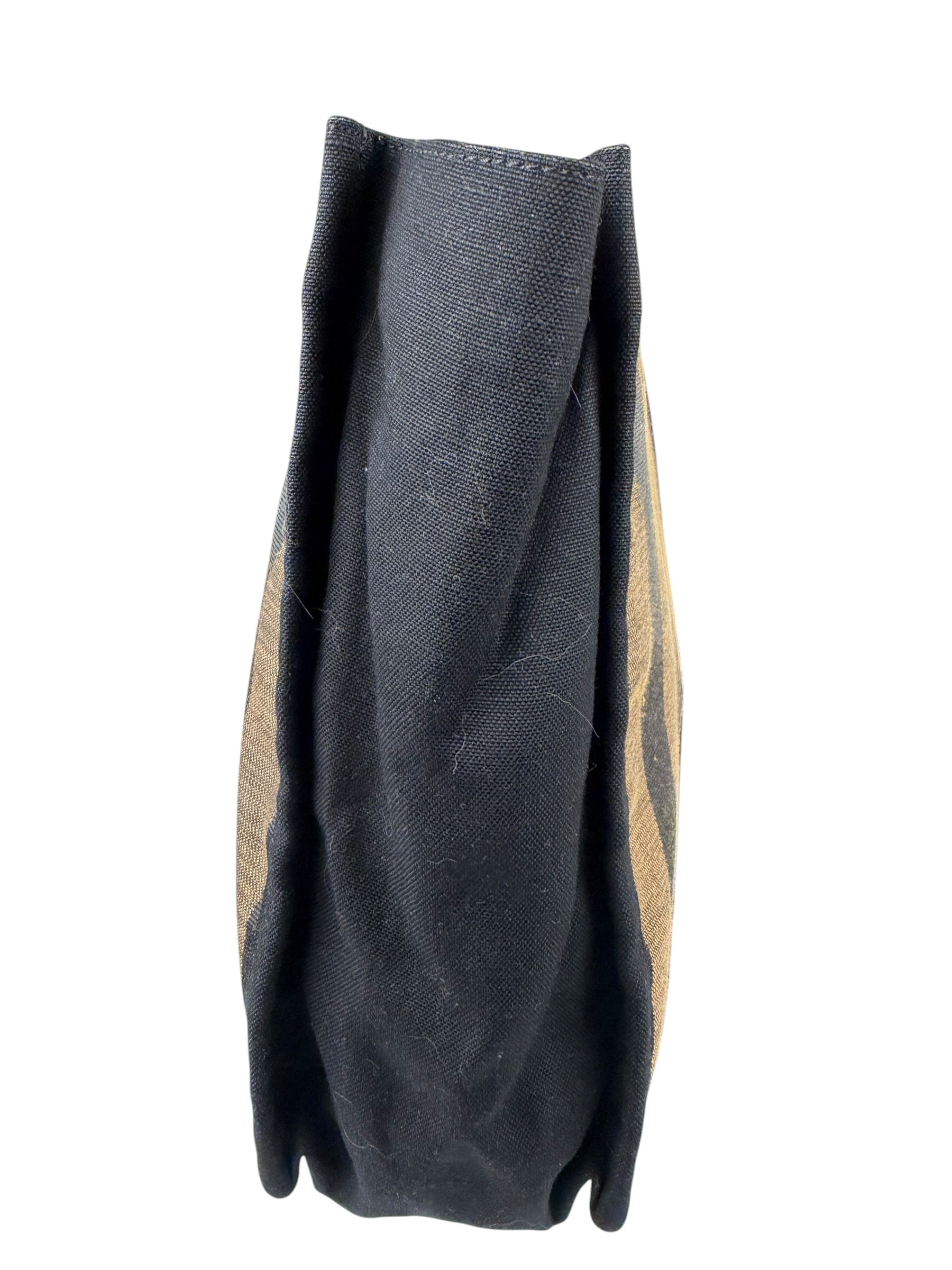 Fendi Pequin Canvas Tote Bag