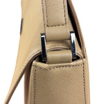 Burberry Vintage Saffiano Leather Flap Shoulder Bag