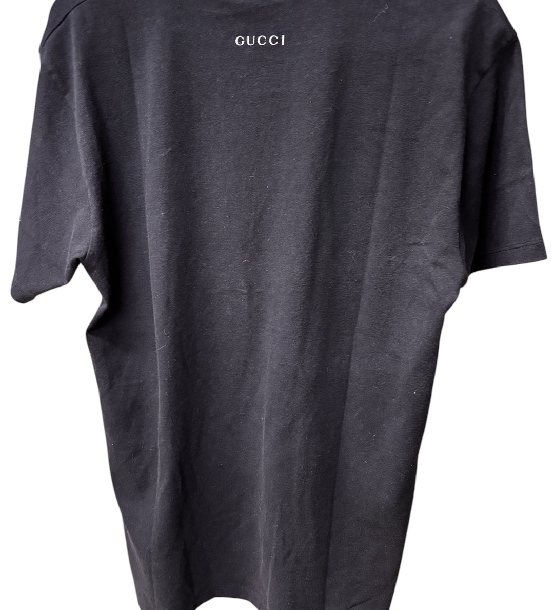 Gucci x Disney Black Flash Duck Print Short Sleeve T-Shirt