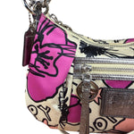 Coach Poppy Multicolor Petal Print RockerTwo-Way Bag