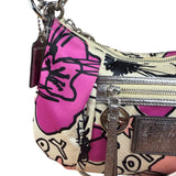Coach Poppy Multicolor Petal Print RockerTwo-Way Bag