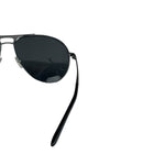 Versace Pilot 2164 Black-Silver Tone Sunglasses