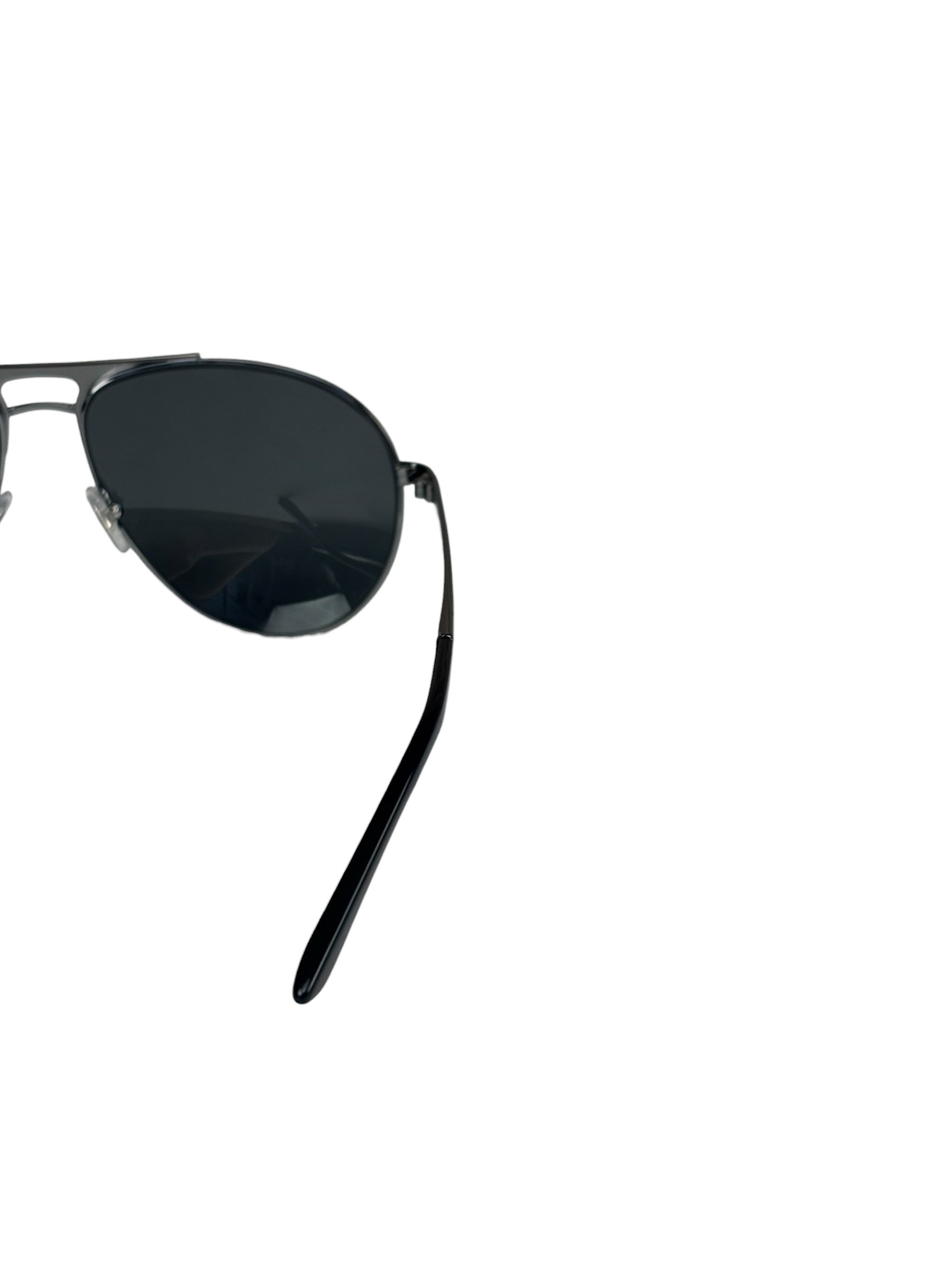 Versace Pilot 2164 Black-Silver Tone Sunglasses