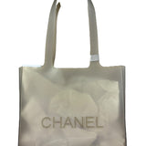 Chanel Vintage Logo Jelly Tote