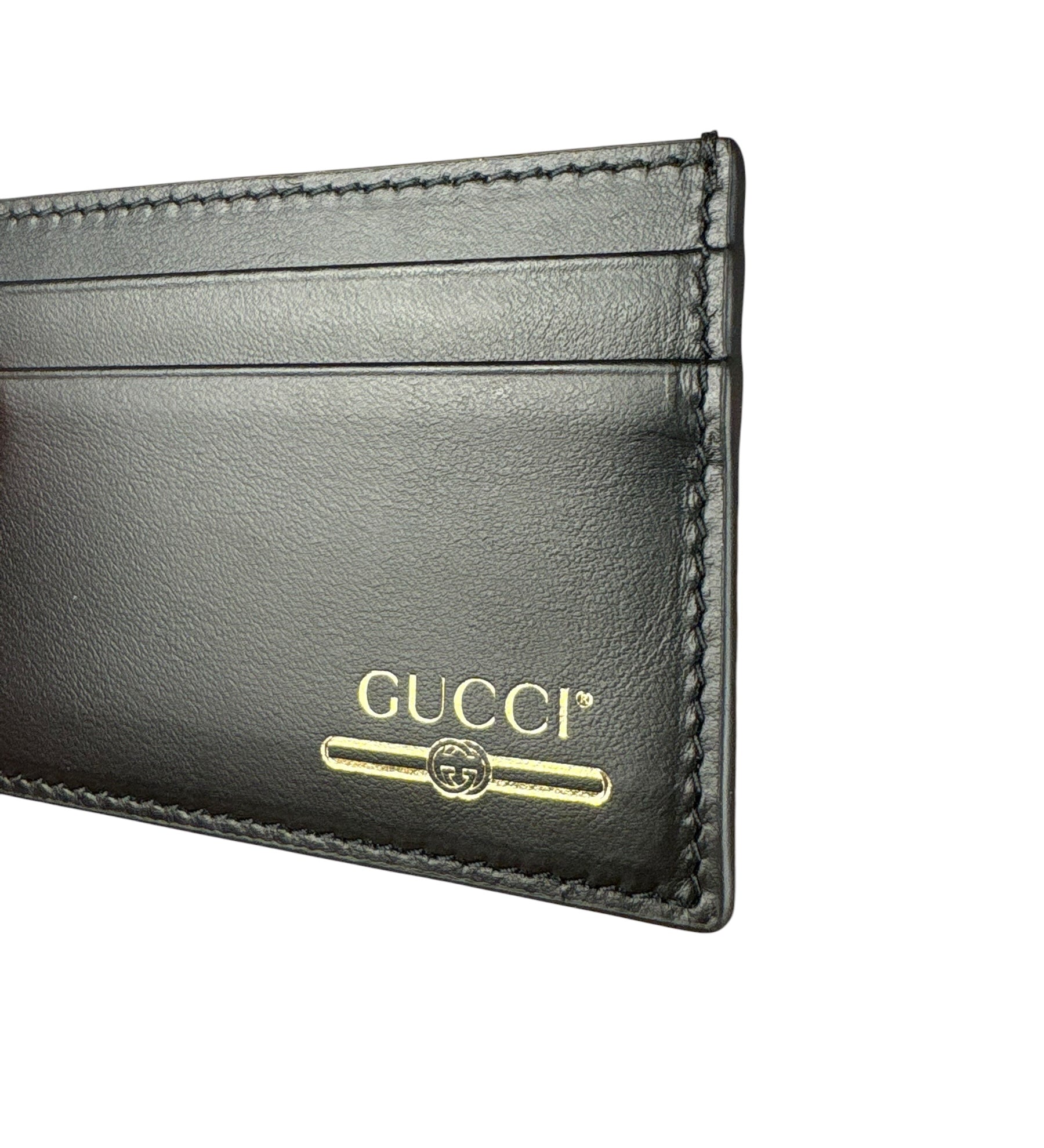 Gucci Black Leather Cardholder