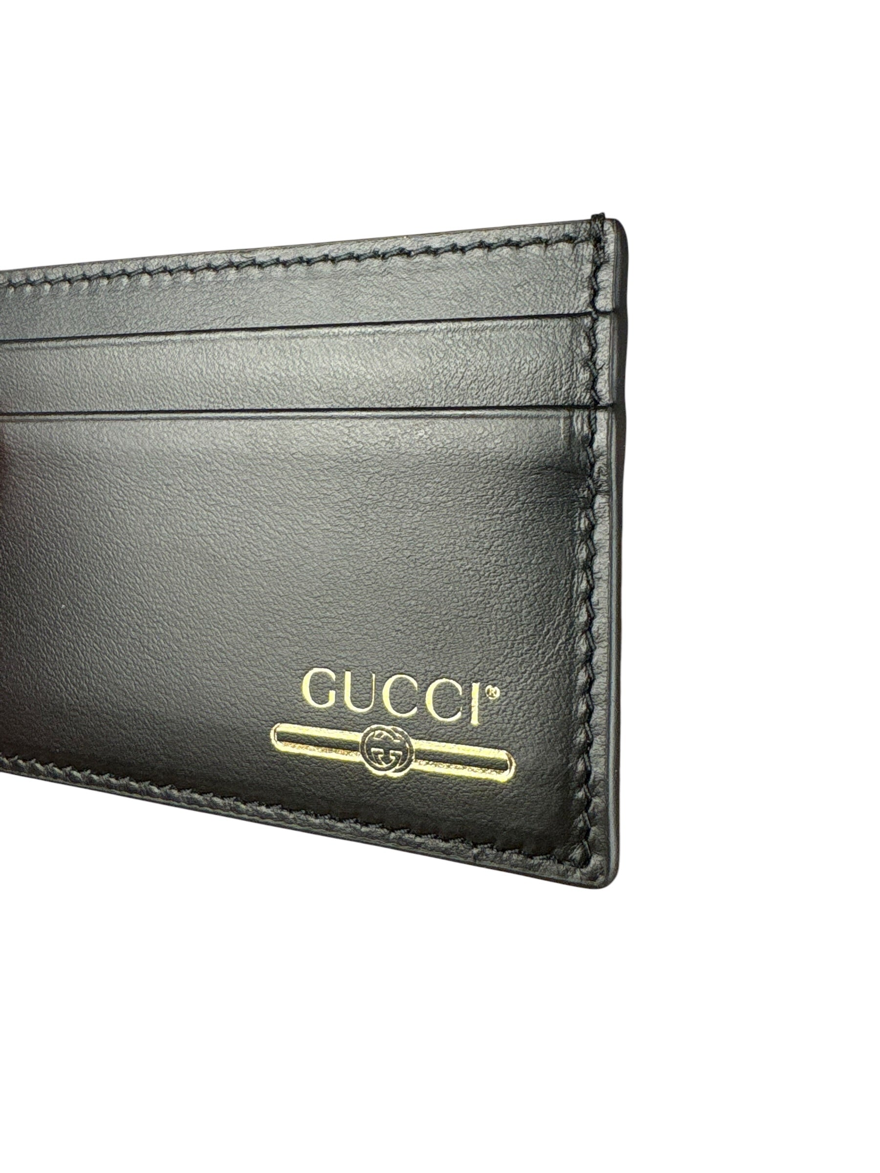 Gucci Black Leather Cardholder