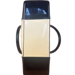 Gucci Cream/Beige Patent Leather Square Hand Bag