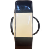 Gucci Cream/Beige Patent Leather Square Hand Bag