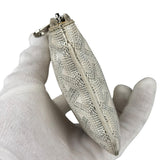 Goyard White Senat Mini Pouch