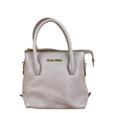Miu Miu Blush Pink Leather Two-Way Bag