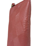 Burberry Pale Orchid Pink Leather Check-Embossed Peyton Crossbody