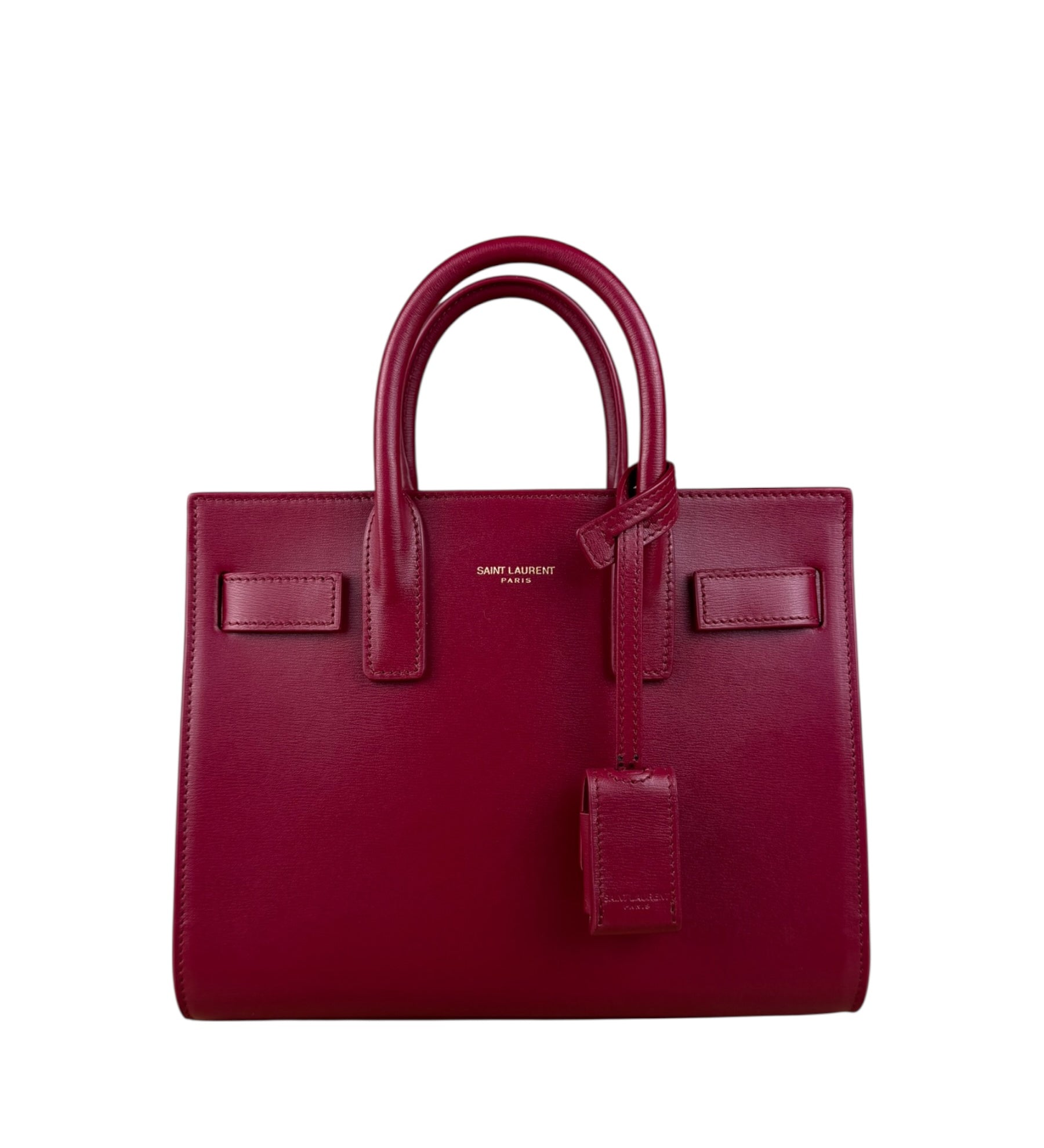 Saint Laurent Sac de Jour Nano 2Way Tote Red