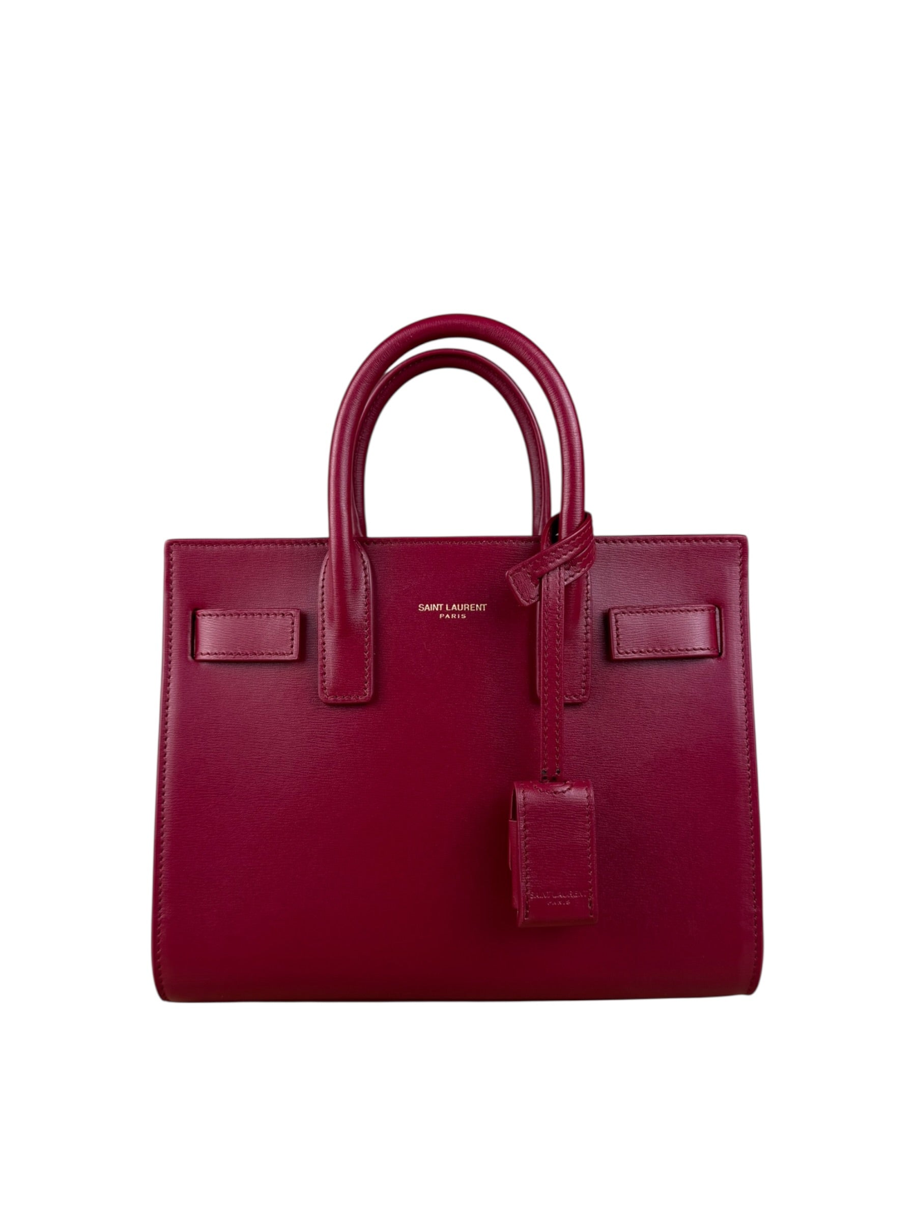Saint Laurent Sac de Jour Nano 2Way Tote Red