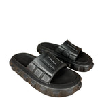 Balmain Ari Black Rubber Sandals