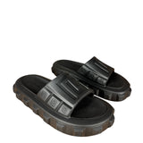 Balmain Ari Black Rubber Sandals