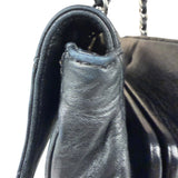 Chanel Black Calfskin Ritz Flap Bag 2007