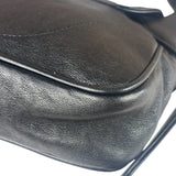Gucci Black Leather Aphrodite GG Emblem Flap Bag