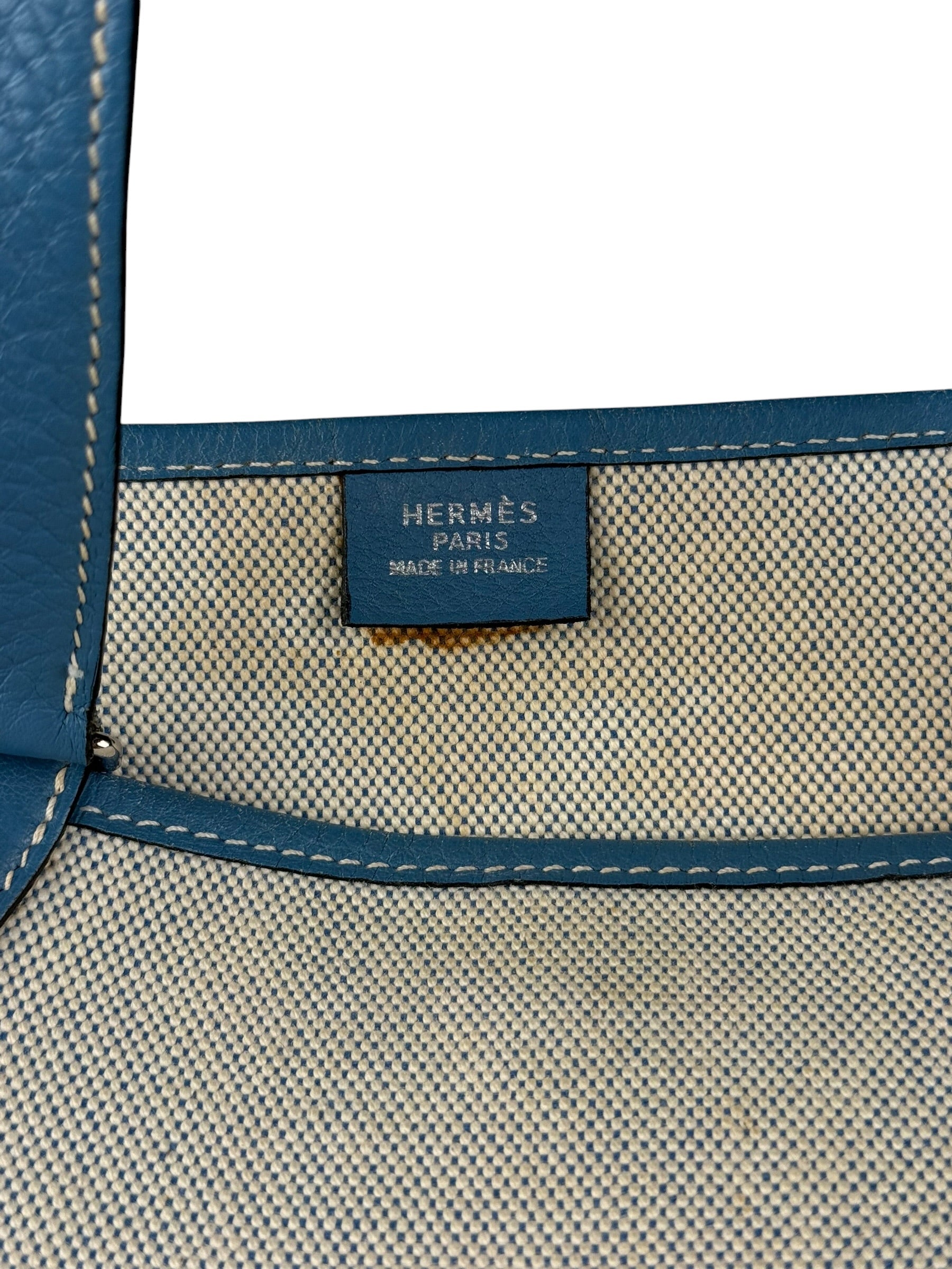 Hermès Blue Jardinier Tote