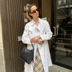 Comme des Garcons White Trench Coat