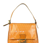 Fendi Orange Vinyl Mamma Baguette