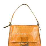 Fendi Orange Vinyl Mamma Baguette