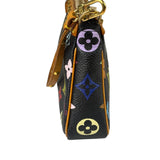 Louis Vuitton x Takashi Murakami Black Monogram Pochette