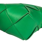 Bottega Veneta Small Green Intrecciato Cassette Camera Bag